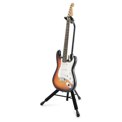 Hercules GS414B Plus Auto Grip Single Guitar Stand with Leg Rest and N.I.N.A. Adapters — view 2
