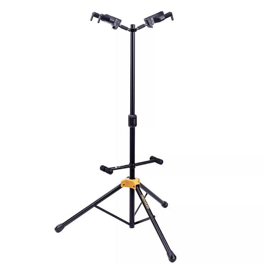 Hercules GS422B Plus Double Guitar Stand with Auto Grip System and Adjustable Back Rests