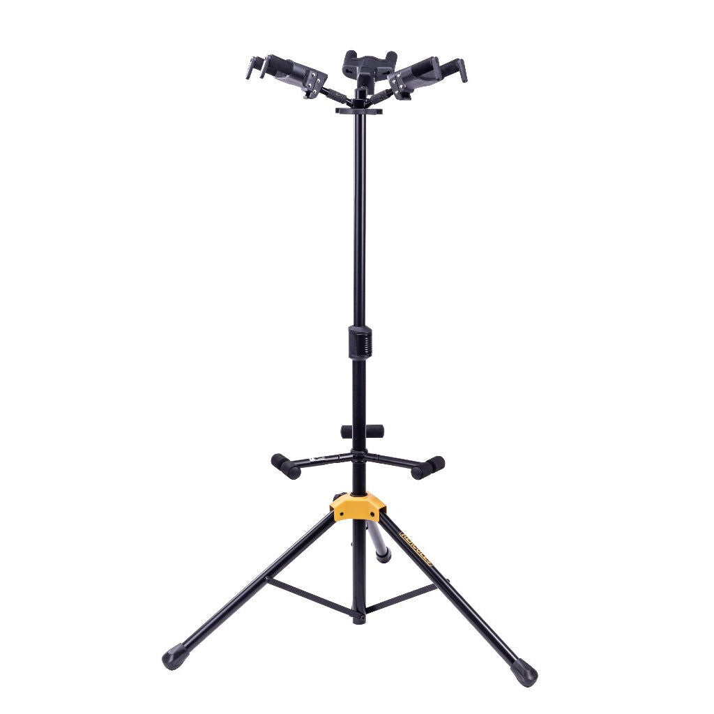 Hercules GS432B Plus Auto Grab Triple Guitar Stand with Adjustable Back Rests and Instant Height Adjustment — view 6