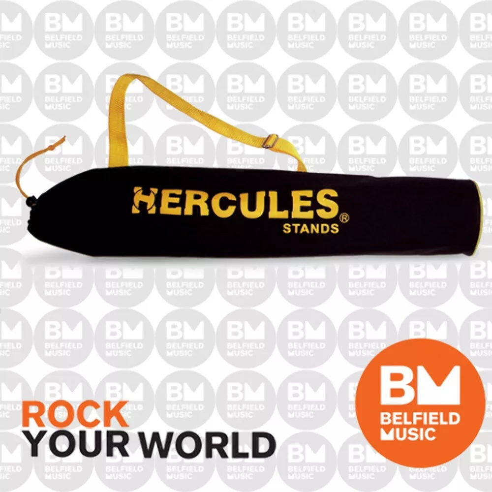 Hercules GSB001 Single AGS Guitar Stand Carrying Bag - Heavy Duty Nylon, Drawstring Opening, Shoulder Strap, 800mm x 110mm Size — view 2