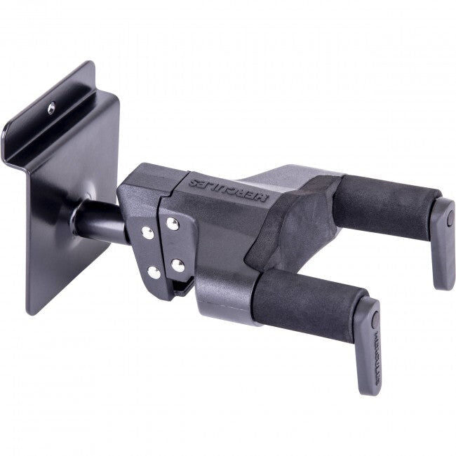 Hercules GSP39SBPLUS Slatwall Guitar Hanger with Auto-Swivel Yoke and Grip System