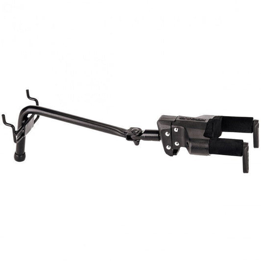 Hercules GSP40BPLUS Pegboard/Slatwall Guitar Hanger with Auto-Swivel Yoke and Multi-Angle Adjustments
