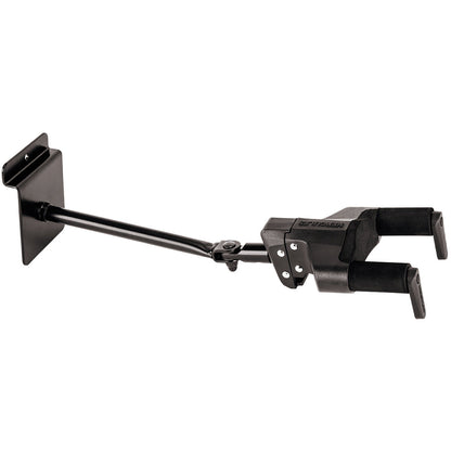 Hercules GSP40SB Slatwall Guitar Hanger with Auto Grab System, Universal for Acoustic, Electric, Bass Guitars, 7 kg Load Capacity