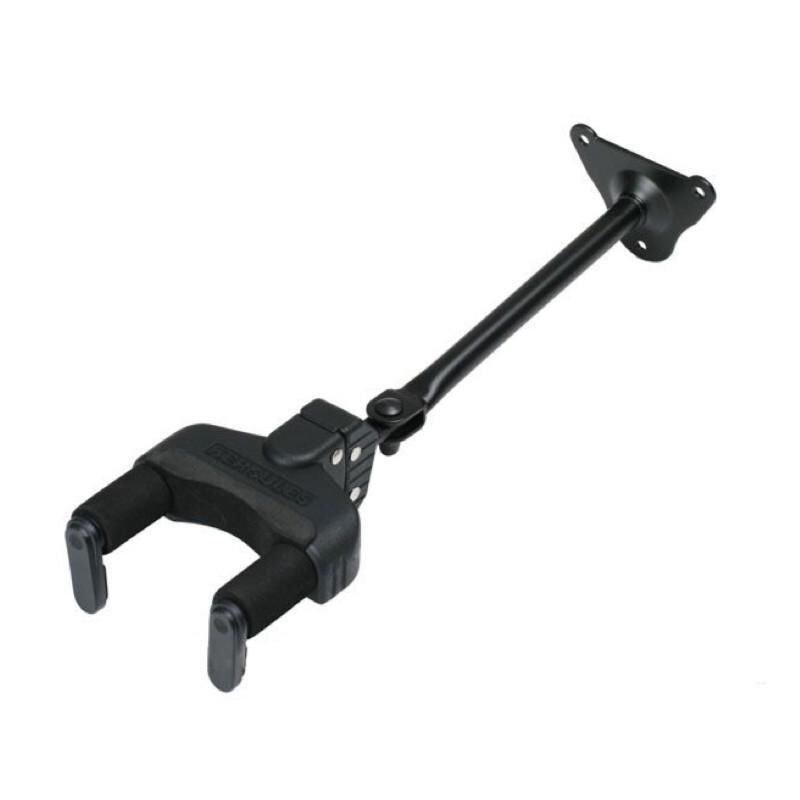 Hercules GSP40WB Plus Wall Mount Guitar Hanger with Auto-Swivel Yoke and N.I.N.A. Accessory for Various Instruments — view 3