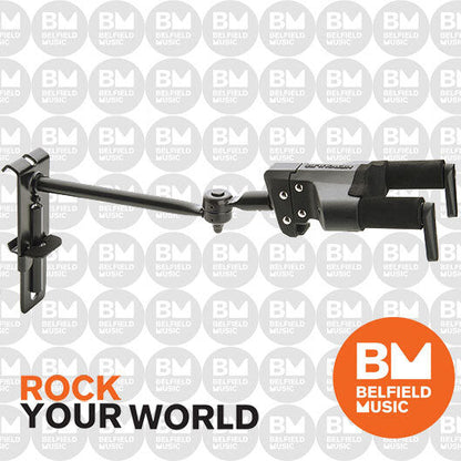 Hercules GSP50HBPLUS Grid Wall Mount Guitar Hanger with Adjustable Yoke and Auto Grip System — view 2