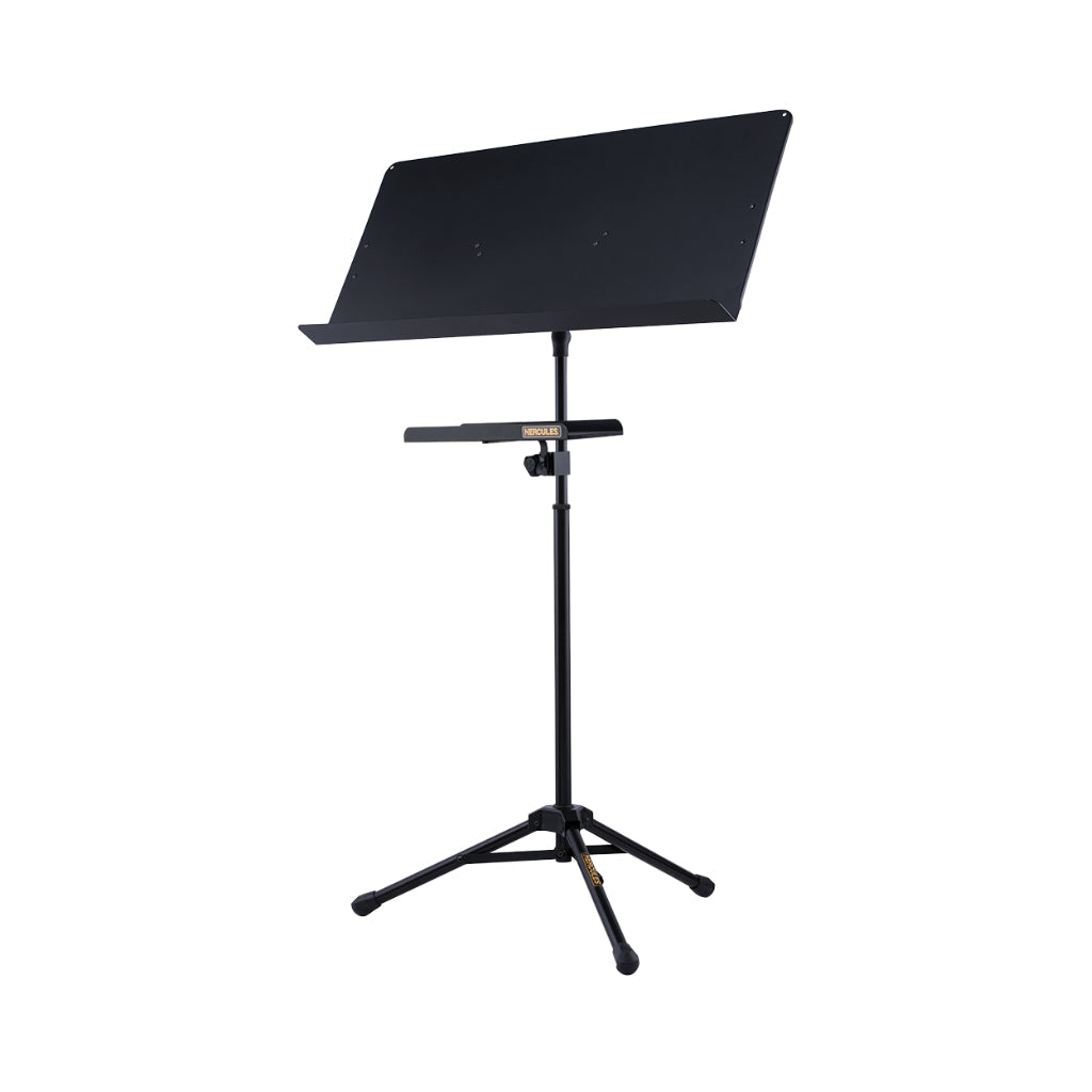 Hercules HA103 Music Stand Accessory Tray - 15.4" Metal with Foam Lining, Attaches to Standard Stands, Supports 11 lb, Black — view 4