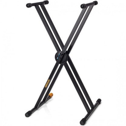Hercules KS120B EZ-Lok Double Braced Single Tier Keyboard Stand