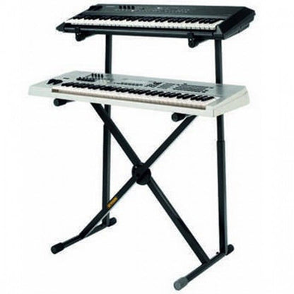Hercules KS210B Double X Keyboard Stand with Second Tier and EZ-LOK System — view 4