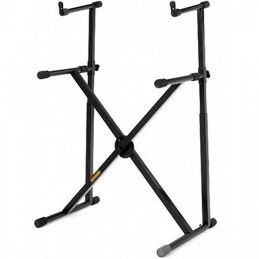 Hercules KS210B Double X Keyboard Stand with Second Tier and EZ-LOK System
