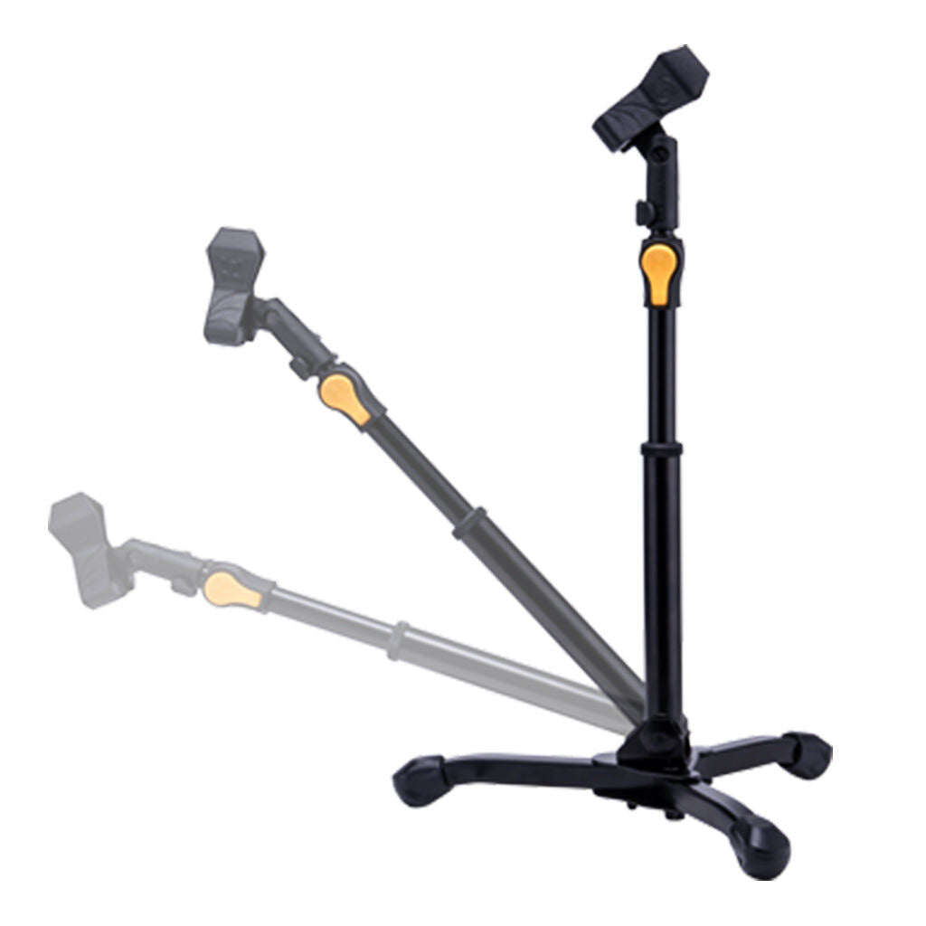 Hercules MS300B Plus Microphone Stand Short Tripod Base with EZ Grip and Tiltable Base — view 5