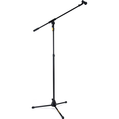 Hercules MS631B PLUS Boom EZ Grip Tripod Microphone Stand with EZ Mic Clip and Height Adjustment