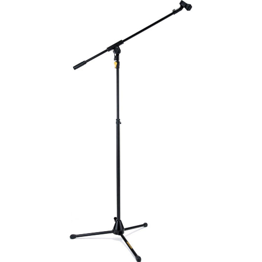 Hercules MS631B PLUS Boom EZ Grip Tripod Microphone Stand with EZ Mic Clip and Height Adjustment