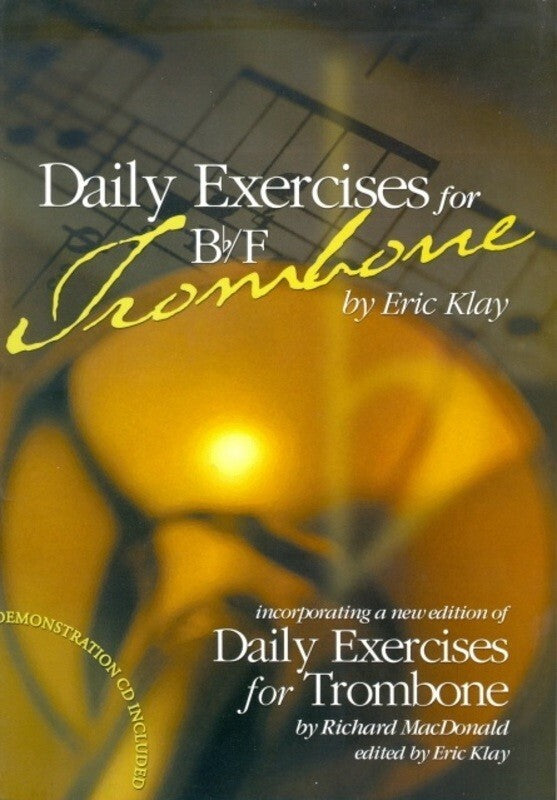 Daily Exercises for Bb/F Trombone Book with CD