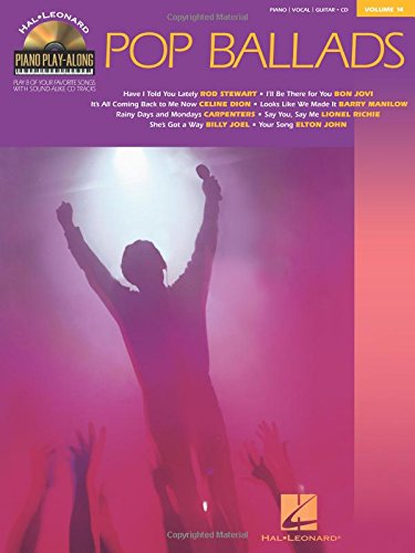 Pop Ballads — Piano Play-Along Vol. 14, Book/Online Audio (Hal Leonard)
