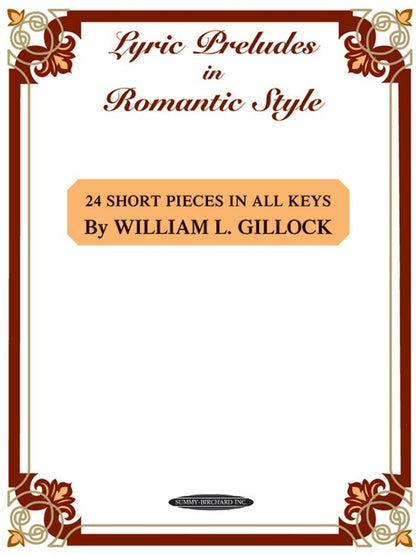 Lyric Preludes In Romantic Style - Piano