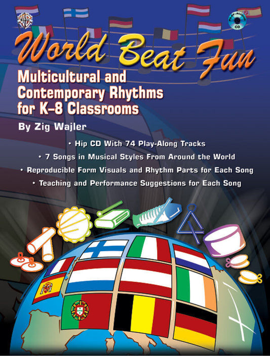 World Beat Fun Book and CD for Kids