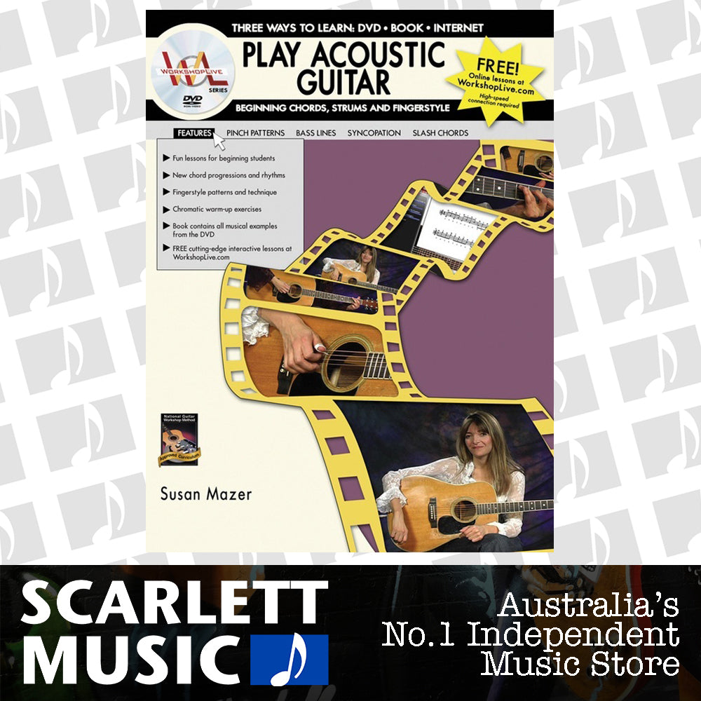 Play Acoustic Guitar Beginning Chords — view 2