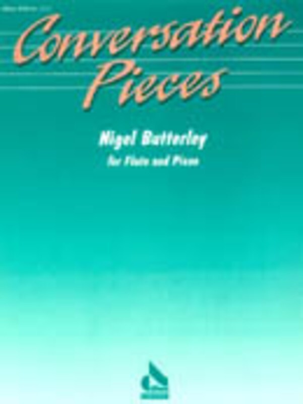 Conversation Pieces for Flute and Piano by Nigel Butterley, Grade 3-5, Allans Publishing