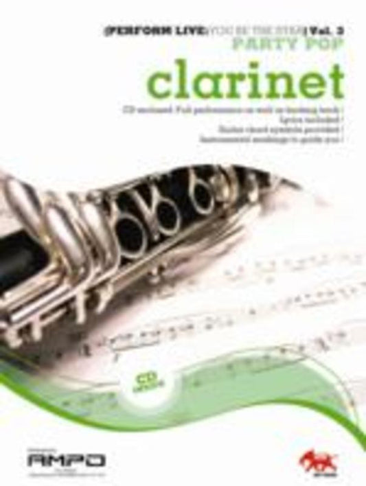 Perform Live 3 Party Pop Clarinet BK/CD