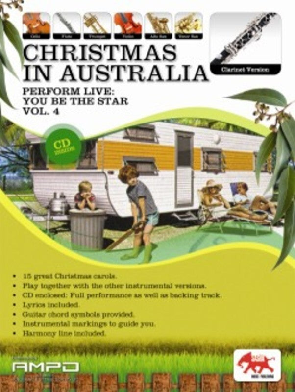 Perform Live - Christmas in Australia for Clarinet BK/CD