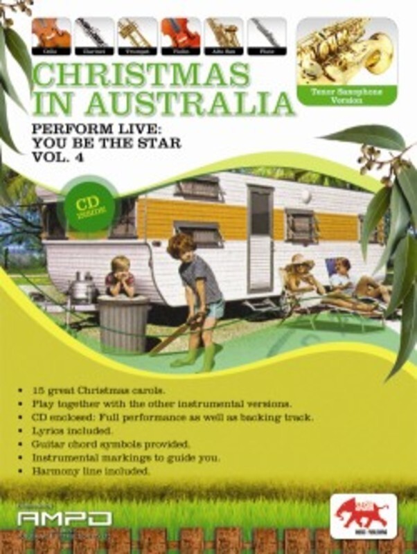 Perform Live - Christmas in Australia - Volume 4 Tenor Sax Book/CD
