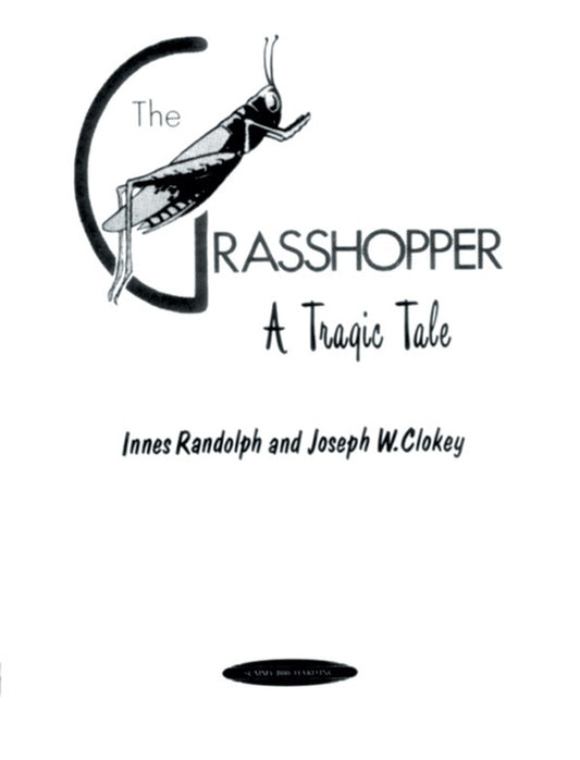 Grasshopper A Tragic Tale SATB