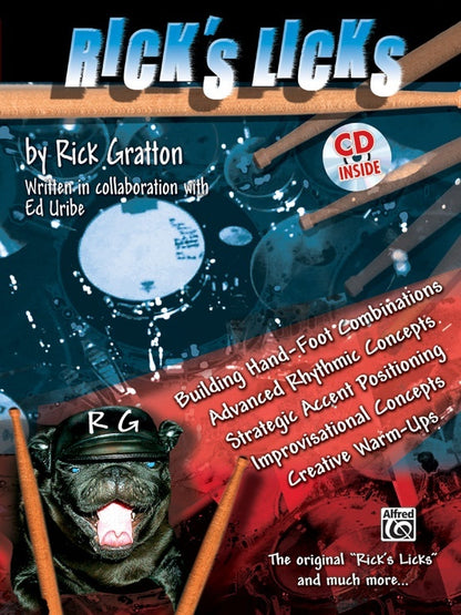 Ricks Licks Book/CD Drum
