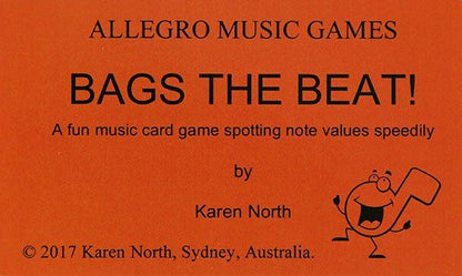 Bags the Beat! Music Card Game for 2+ Players - Speed Note Values Teaching Tool — view 2