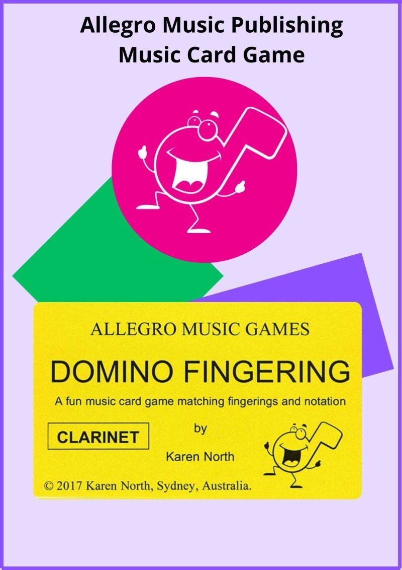 Domino Fingering Card Game for Clarinet