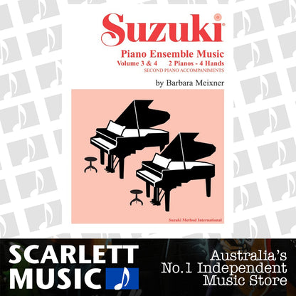 Suzuki Piano Ensemble Music Vol. 3 & 4 for Piano D — view 2