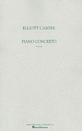 Carter Piano Concerto Full Score