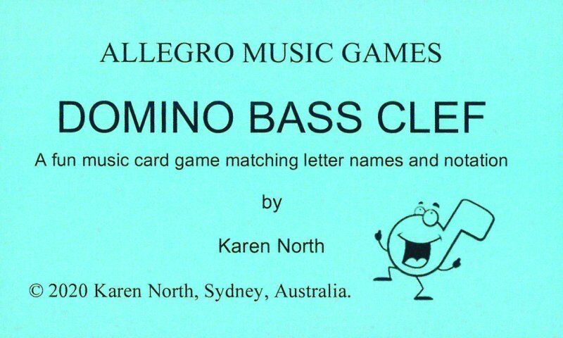 Domino Bass Clef Card Game for 2+ Players, Music Learning Game for Beginners to Grade 2 — view 2