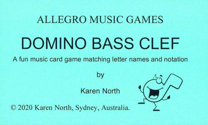 Domino Bass Clef Card Game for 2+ Players, Music Learning Game for Beginners to Grade 2 — view 2