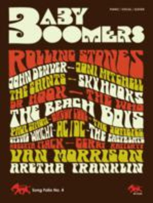 Baby Boomers PVG Sasha Song Folio No 4 - Piano, Vocal & Guitar