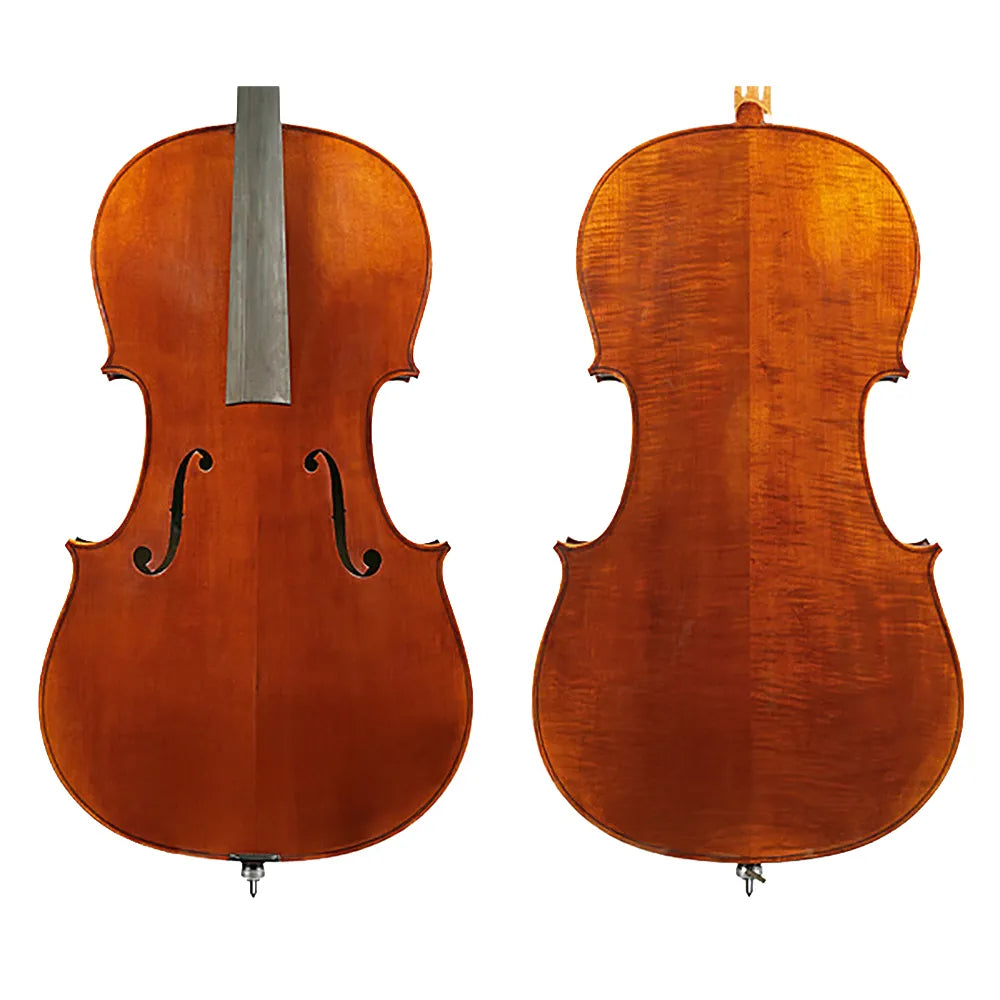 Raggetti RC4 Cello 4/4 Standard Varnish Solid Spruce Top Solid Maple Back Rosewood Tailpiece Ebony Fingerboard