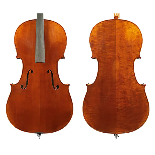 Raggetti RC4 Cello 4/4 Standard Varnish Solid Spruce Top Solid Maple Back Rosewood Tailpiece Ebony Fingerboard