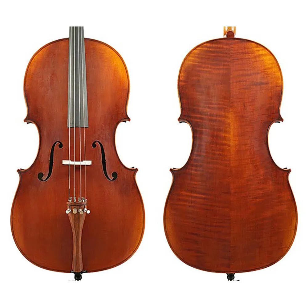 Raggetti RC4A Distressed Cello 3/4 - Solid Spruce Top, Solid Maple Back, Neck & Sides, Rosewood Pegs & Tailpiece, Ebony Fingerboard