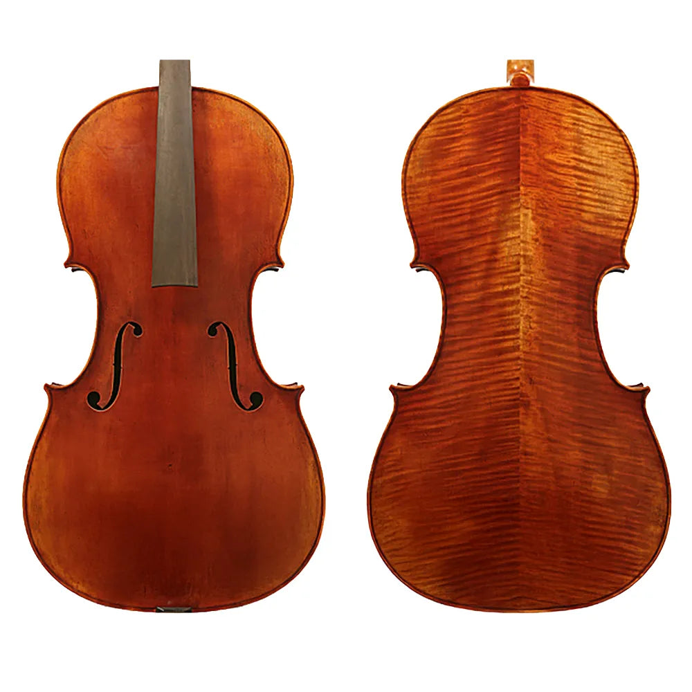 Raggetti Master Cello No.6.3 Davidov - Fine Grained Solid Spruce, Highly Flamed Solid Maple, Oil Varnish, Advanced Instrument