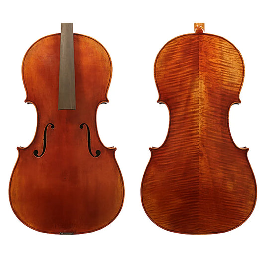 Raggetti Master Cello No.6.3 Davidov - Fine Grained Solid Spruce, Highly Flamed Solid Maple, Oil Varnish, Advanced Instrument