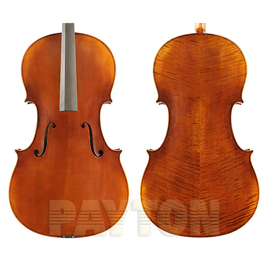 Peter Guan Master Cello No.7.0 Strad, Solid Spruce Top, Flamed Maple Back, Neck & Sides, Ebony Fingerboard, Oil Varnish
