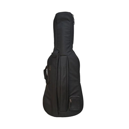 Gliga II Cello Outfit - Dark Antique 7/8 with Opal Titan Strings, FPS Padded Bag, Articul II Bow, Solid Spruce Top, Flamed Maple Body — view 4
