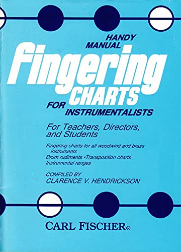 Fingering Charts for Instrumentalists by Carl Fischer, 96 Pages