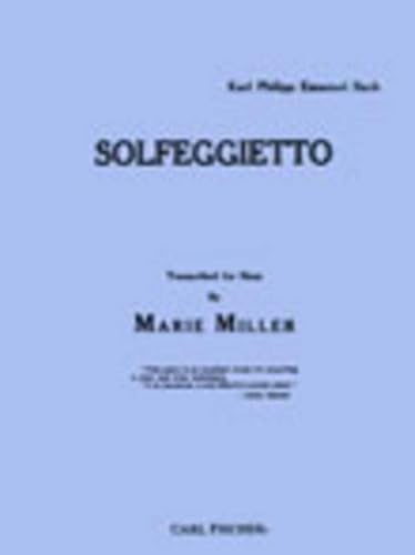 Solfeggietto C Min Harp (Softcover Book)