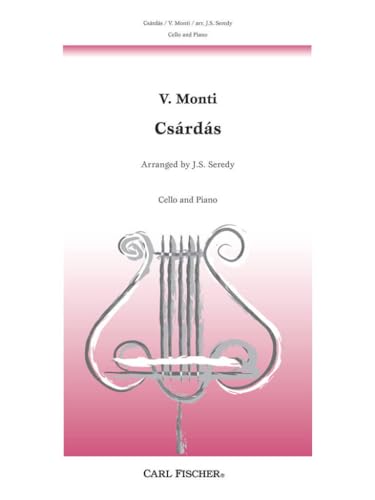 Monti - Czardas Arr Seredy Cello/Piano (Softcover Book)