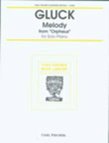 Gluck - Melody from Orpheus for Solo Piano, Arranged by Giovanni Sgambati, Carl Fischer, 5 Pages