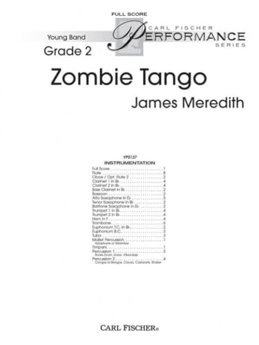 Zombie Tango Concert Band 2 Score Only (Music Score)