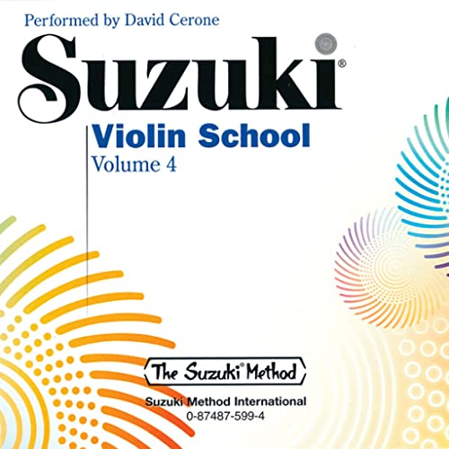 Suzuki Violin School Volume 4 CD by David Cerone