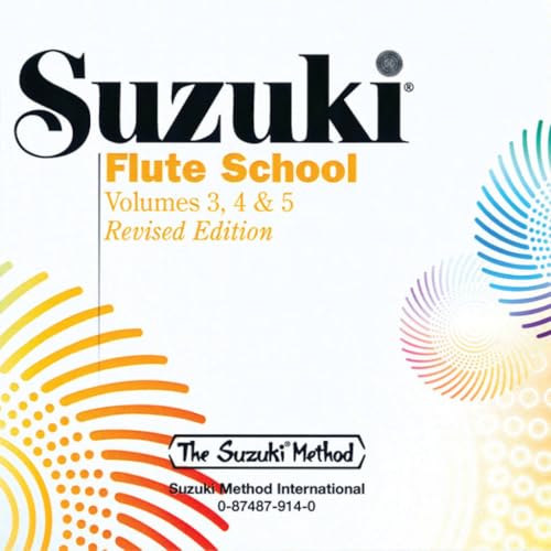 Suzuki Flute School Vols 3, 4 & 5 CD - International Edition