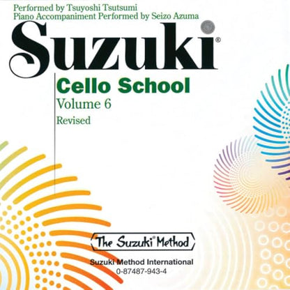 Suzuki Cello School Vol. 6 Performance/Accompaniment CD