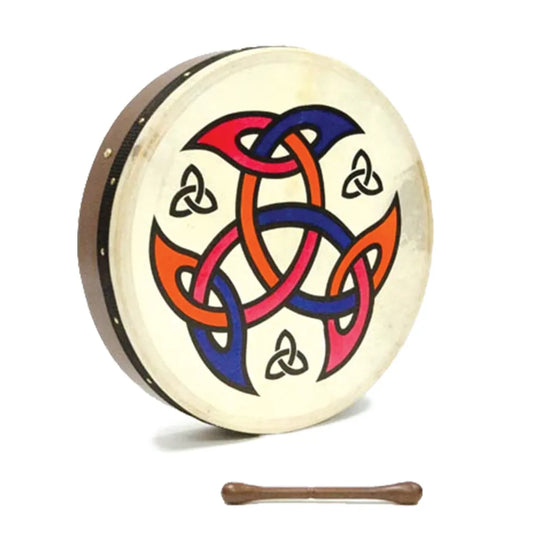 14" Non Tunable Bodhran with Shield Design